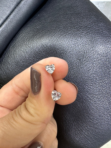 Heart Stud Earrings