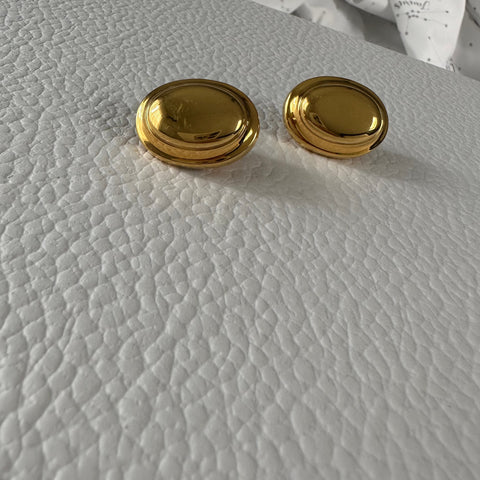 Oval Vintage Earrings