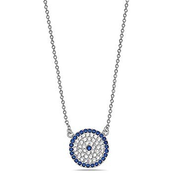 Round Evil eye Necklace