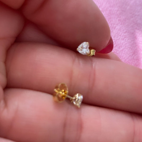 Heart Stud Earrings