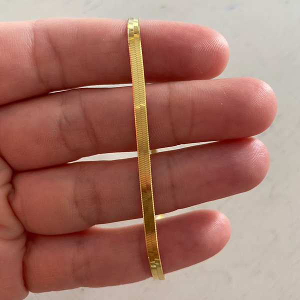Herringbone Anklet