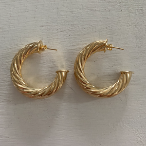 Chunky Hoop Earrings