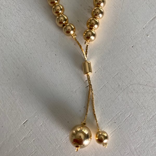 Gold Beaded Bracelet