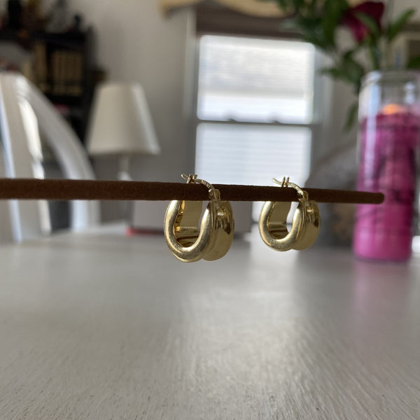 Fancy Huggie Earrings