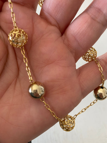 Floating Stone Anklet