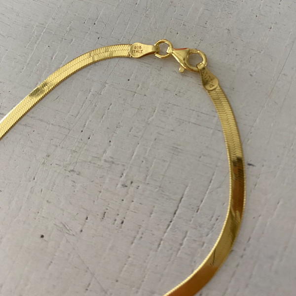 Herringbone Anklet