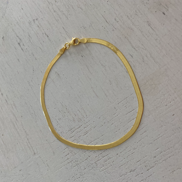 Herringbone Anklet