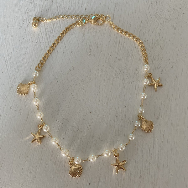Pearl Charm Anklet