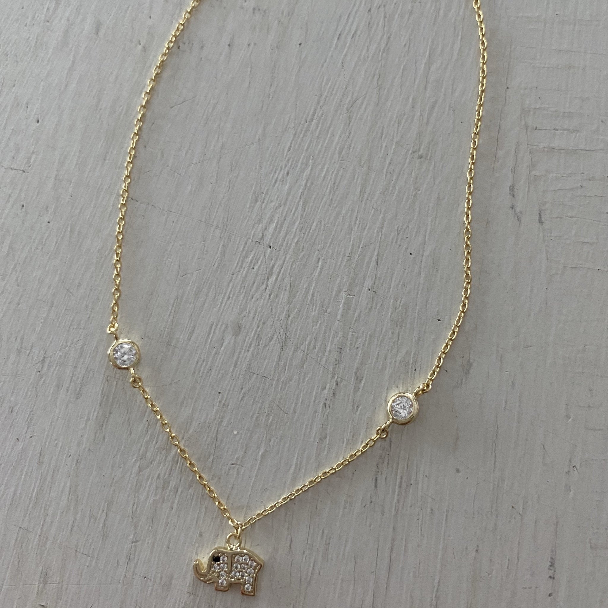 Single Elephant Charm Anklet