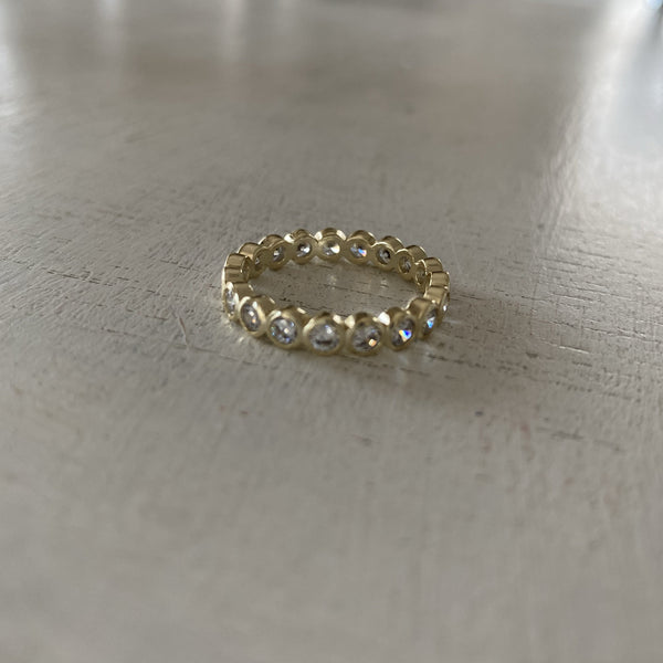 Bezel Eternity Rings