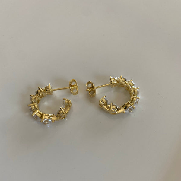 Heart Hoop Earrings