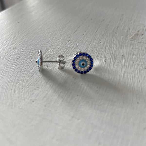 Evil Eye Stud Earrings