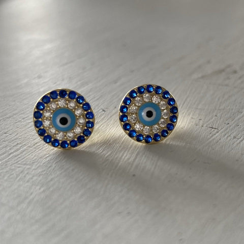 Evil Eye Stud Earrings