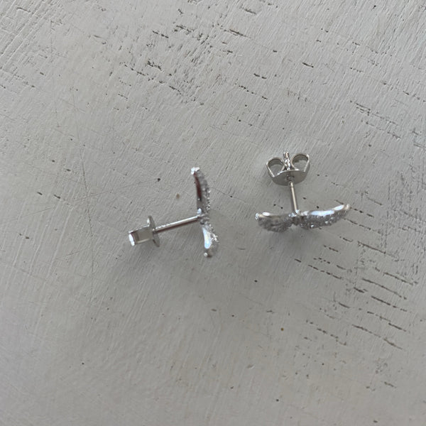 Morpho Butterfly Stud Earrings