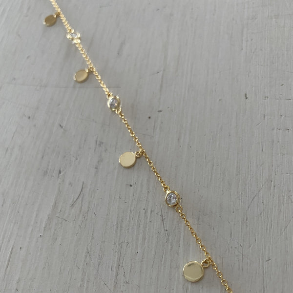 Circle Charm Anklet