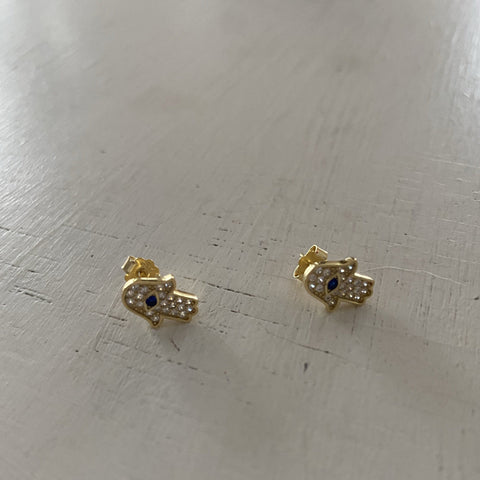 Hamsa Stud Earrings