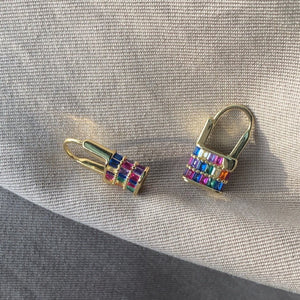 Fancy Padlock Earrings