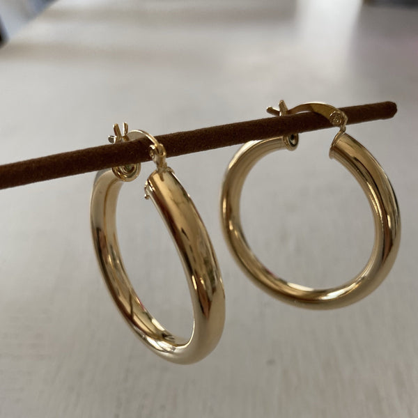 Sade Gold Hoop Earrings