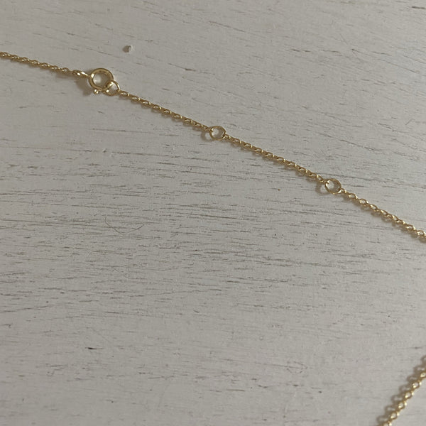 Dainty Tiny Initial Necklace