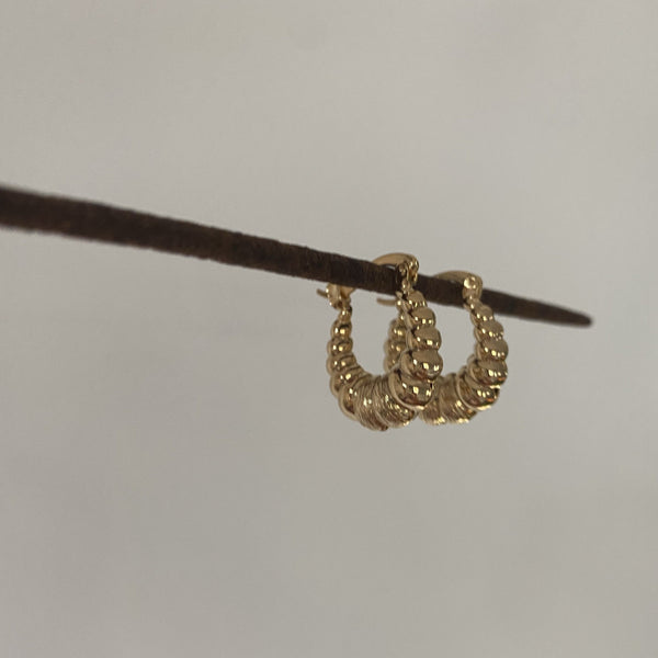 Retro Hoop Earrings