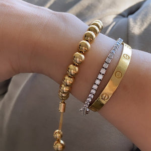 Gold Beaded Bracelet