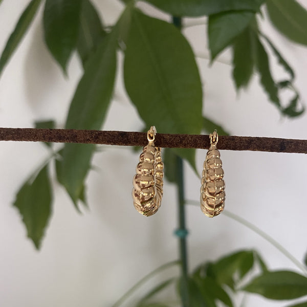 Retro Hoop Earrings