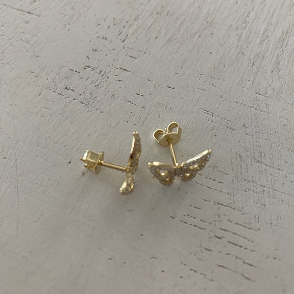 Morpho Butterfly Stud Earrings