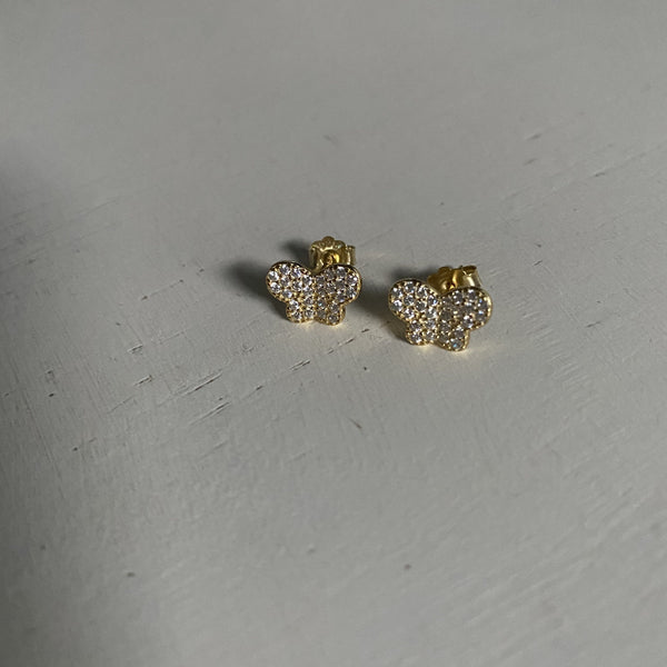 Sulphur Butterfly Stud Earrings