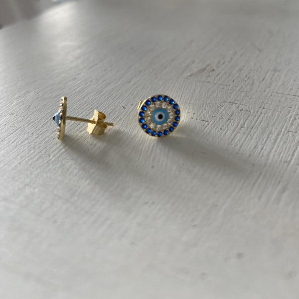 Evil Eye Stud Earrings